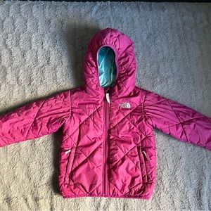 The North Face toddler 4T reversible puffer jacket